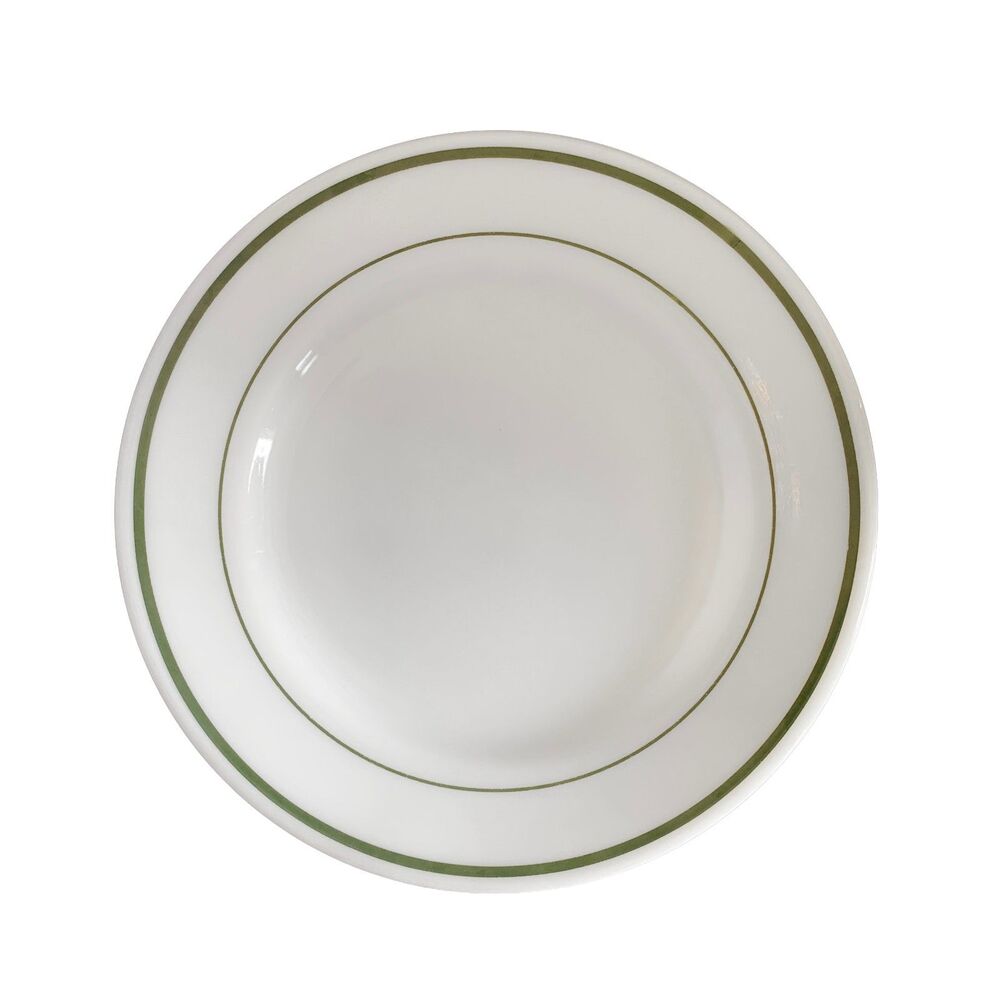 Vintage Pyrex 9" Emerald Band Green Stripe Dinner Plate Replacement #703